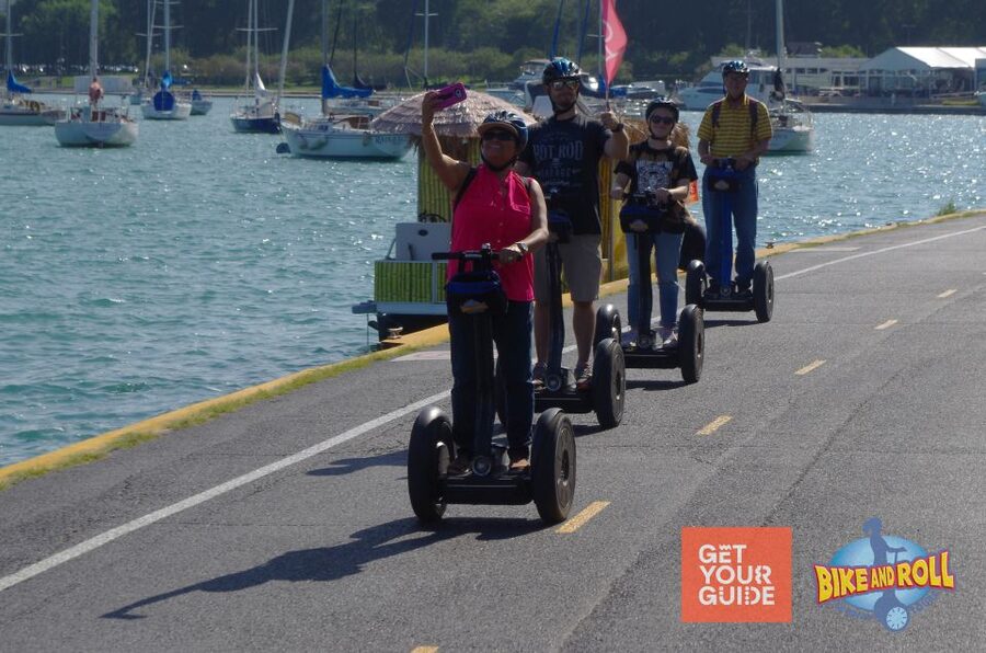 Amazing Lakefront Segway Tour of Chicago - Learning to ride before entering the city
