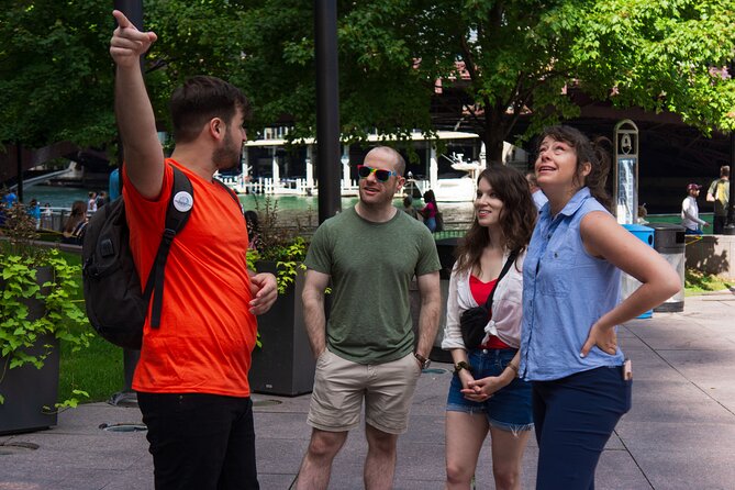 Architecture & History Guided Tour along the Chicago Riverwalk - Centennial Fountain and the newer riverfront