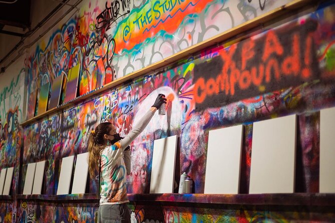 BYOB Spray Paint and Sip at Studio W.I.P. - A quick lesson before you spray