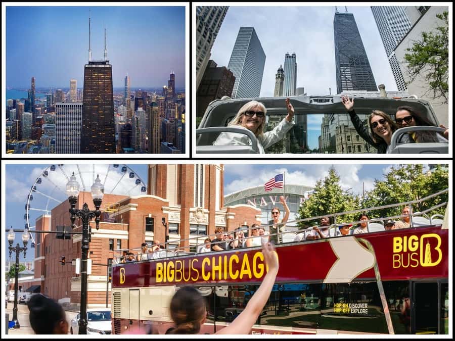 Chicago: 360 CHICAGO & Hop-on Hop-off Bus Tour (Save 20%) - Start at the bus stop that suits your day