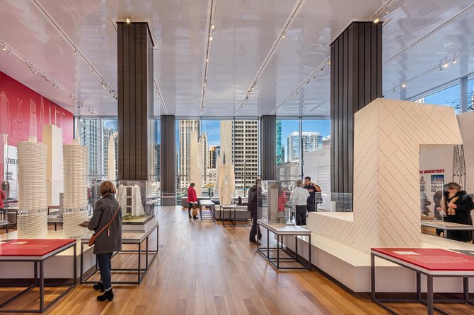 Chicago Architecture Center Exhibits Admission - Important limits for bags, food, and accessibility