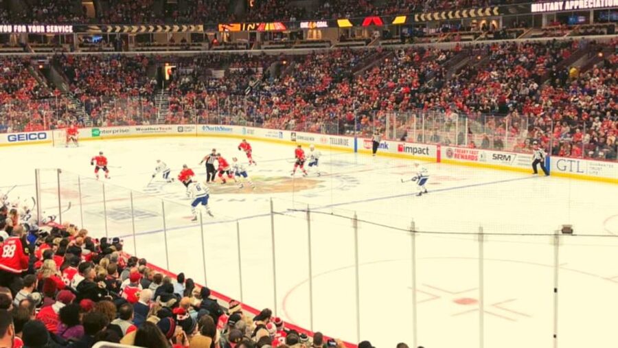 Chicago: Chicago Blackhawks NHL Game Ticket at United Center - The game itself, from entrances to final horn