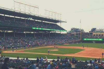 Chicago Cubs Baseball Game Ticket at Wrigley Field