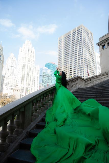 Chicago Luxury Flying Dress Photoshoot - My verdict: book it for a bold Chicago keepsake