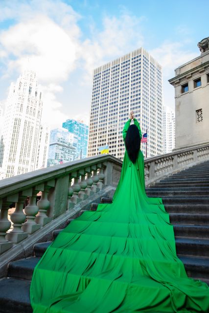 Chicago Luxury Flying Dress Photoshoot - Why this Chicago photoshoot feels different