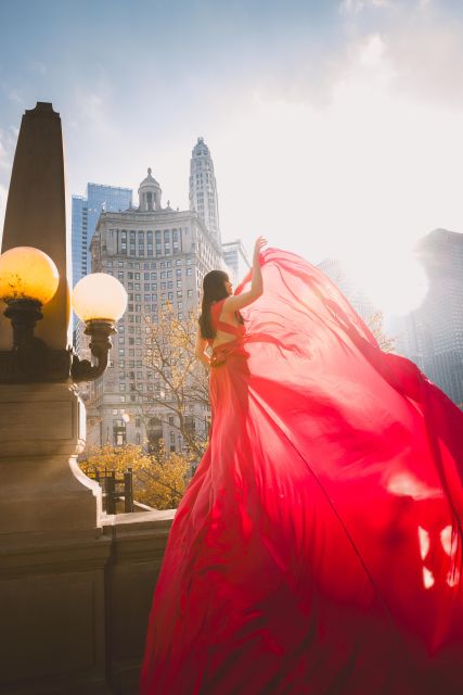 Chicago Luxury Flying Dress Photoshoot - What you receive in the online gallery