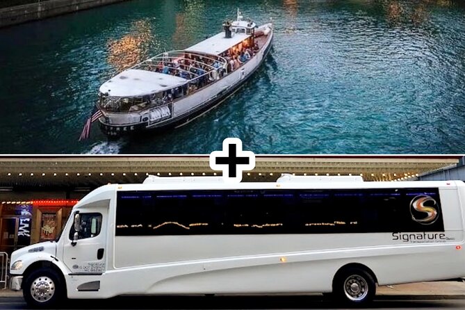 Chicago Luxury Minibus City Tour and Architecture River Cruise - Two ways to read Chicago in three and a half hours