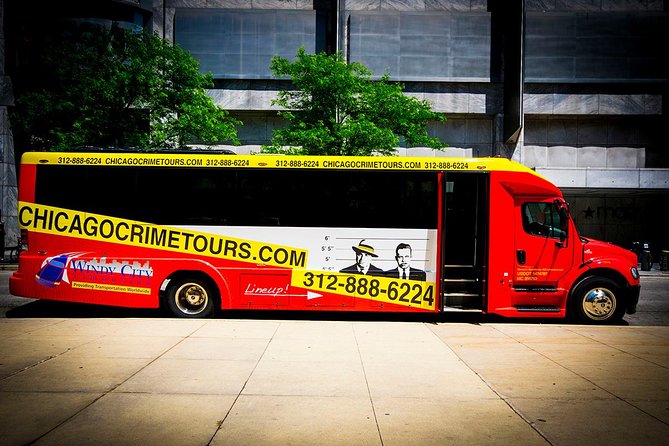 Chicago Night Crimes Tour by Bus - Chicago crime history with the city lights outside