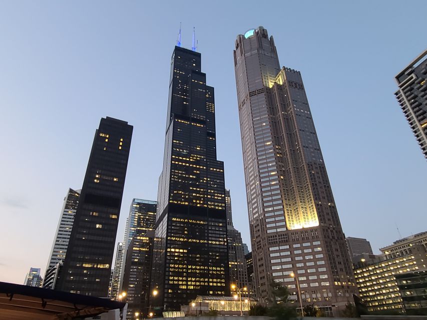 Chicago River: 1.5-Hour Guided Architecture Cruise - Aqua, Lake Point Tower, and the view toward Lake Michigan
