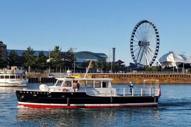 Chicago River Architecture Tour Aboard a Historic Yacht - Chicago Riverwalk: people, patios, and changing city life