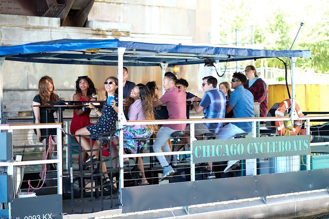 Chicago River Cycleboat Cruise - A Good Fit for Celebrations and Team Gatherings