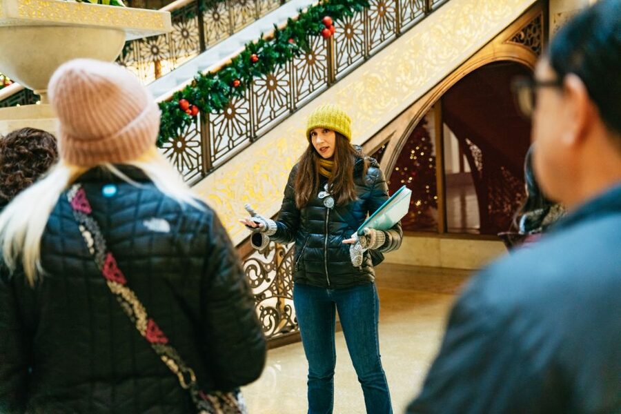 Chicago's Original Dazzling Architectural Interiors Tour - A vaulted ceiling with Moorish details