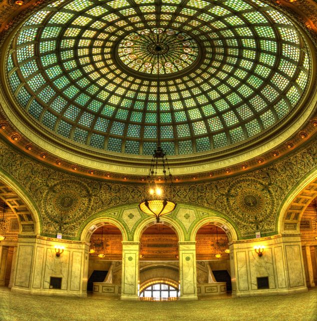 Chicago: Secret Interiors Architecture Walking Tour - Chicago Cultural Center and the pleasure of looking upward