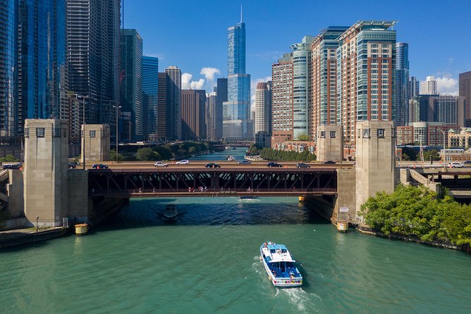 Chicago Sightseeing River and Lake Cruise - Navy Pier, fountains, museums, and towers