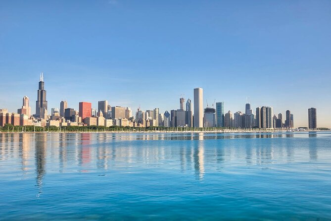 Chicago Skyline Sunday Funday Mimosa/Bloody Mary Party Cruise - Heading Toward Lake Michigan