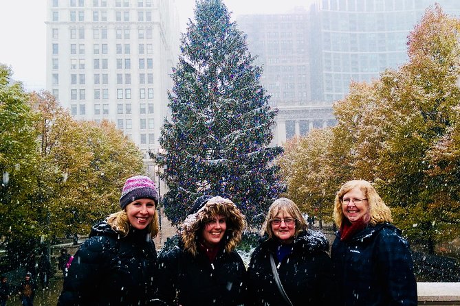 Chicago-Style Holiday Hike: Festive Food and Walking Tour - State Street windows and Macy’s holiday decor