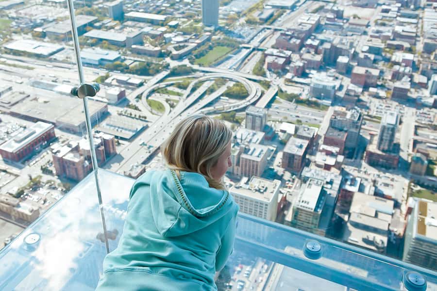 Chicago: Willis Tower Skydeck and The Ledge Ticket - The fast elevator ride to the 103rd floor