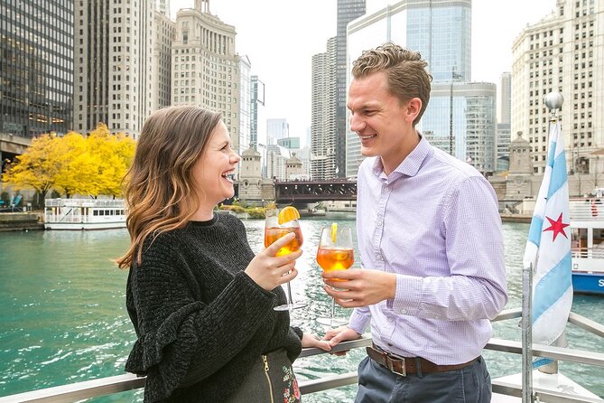 City Cruises Chicago: River Architectural Lunch Cruise - Chicago architecture from a dining table