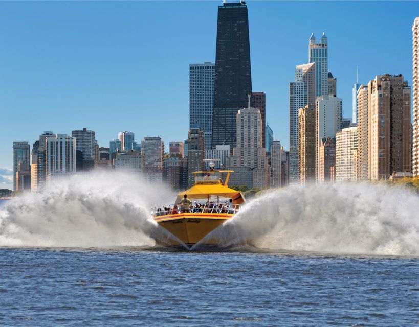 City Cruises Chicago: Seadog Lakefront Speedboat Ride - Leaving Navy Pier on a 2,000-horsepower boat