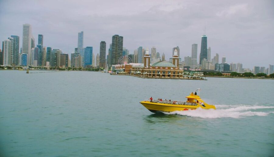 City Cruises Chicago: Seadog Lakefront Speedboat Ride - Centennial Wheel and the return to Navy Pier