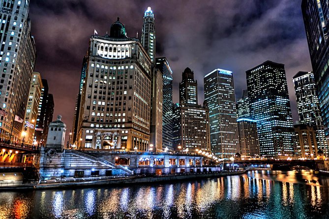 Fright Hike: Chicago Halloween Bike Tour - Lake Michigan supplies the final dark backdrop