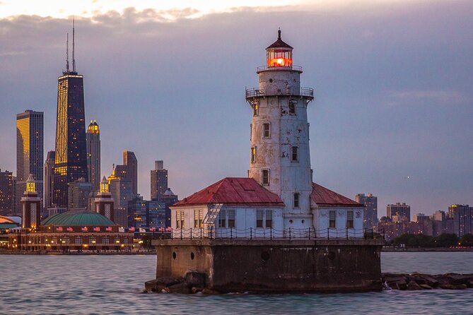 Lake Michigan Sunset Cruise in Chicago - Starting beneath the Wrigley Building
