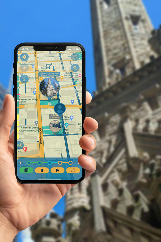 Michigan Avenue Rendezvous Walking Tour with Smartphone App - What the Leplace World App Adds