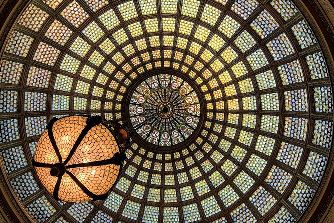 Original Chicago Architecture Interiors Tour: Dazzling Interiors - Stained glass, mosaics, and the details above eye level