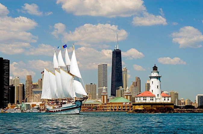 Sail on Tall Ship Windy, join us for our "Chicago Skyline Sail" - Food, drinks, and the onboard shop