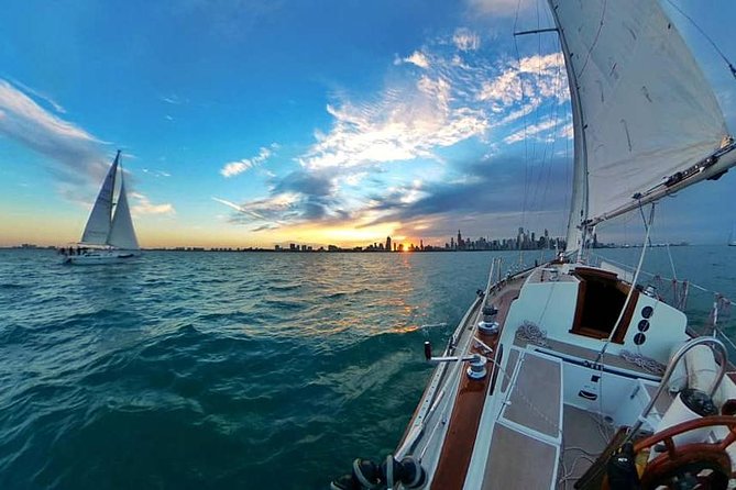 Serene Private Sunset Sail on Lake Michigan - Navy Pier, Chicago - What the two-hour private format feels like