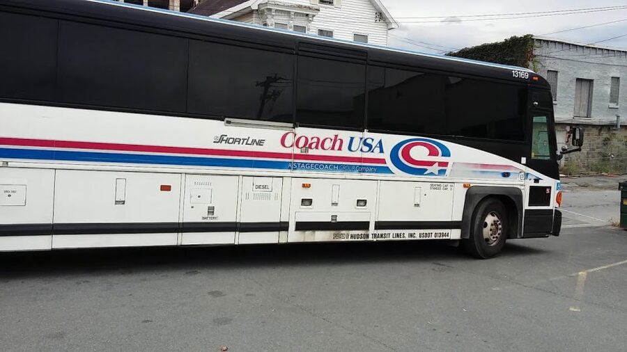 Travel between Chicago O'Hare and Madison - Riding toward Madison in a 56-seat coach